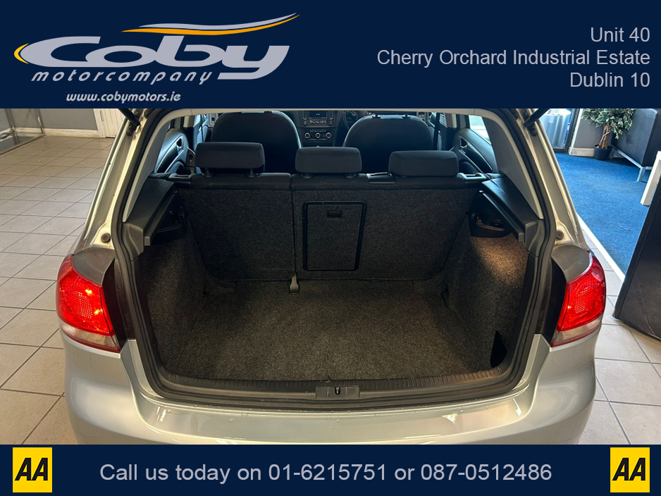 2012 Volkswagen Golf 1.2 5DR Auto. New NCT, 2Keys, Alloy Wheels, Handsfree, Auto Lights/ Wipers, Air Conditioning, USB/AUX, Folding Rear Seats, Electric Windows/Mirrors, Bluetooth and more. €8,450