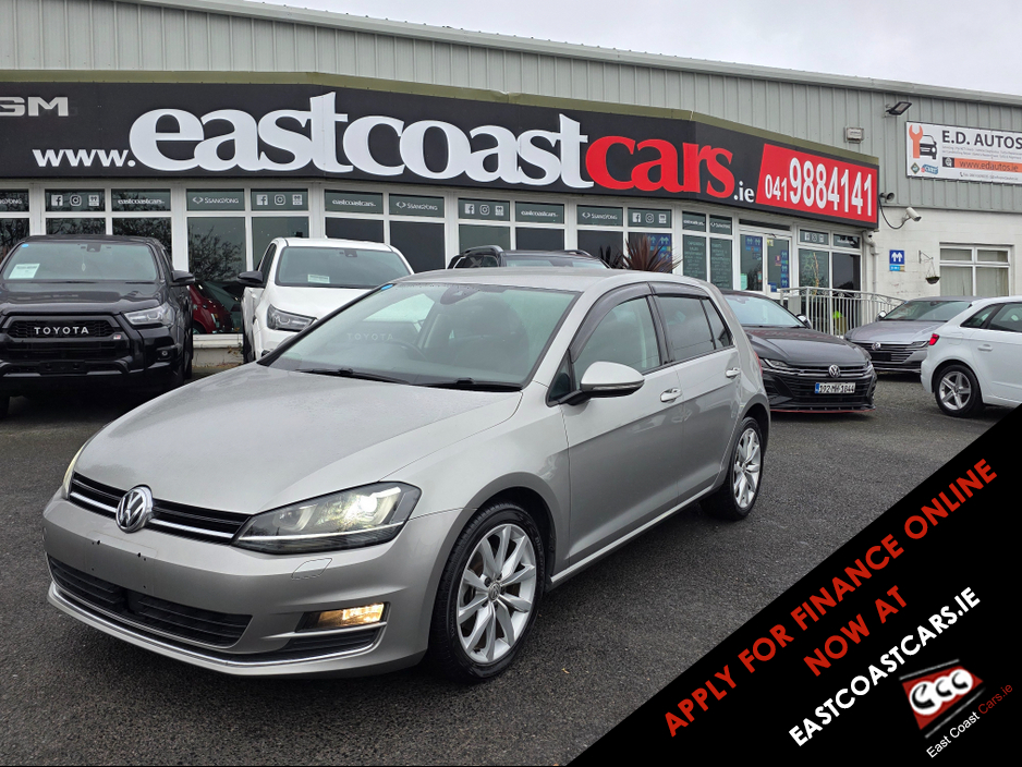 2017 Volkswagen Golf LEATHER BLACK SEATS 1.4 HIGHLINE EDITION -REVERSE CAMERA  - CARPLAY - ANDROID AUTO- BLIND SPOT REAR TRAFFIC ASSIST - DISCOVER PRO - €16,950