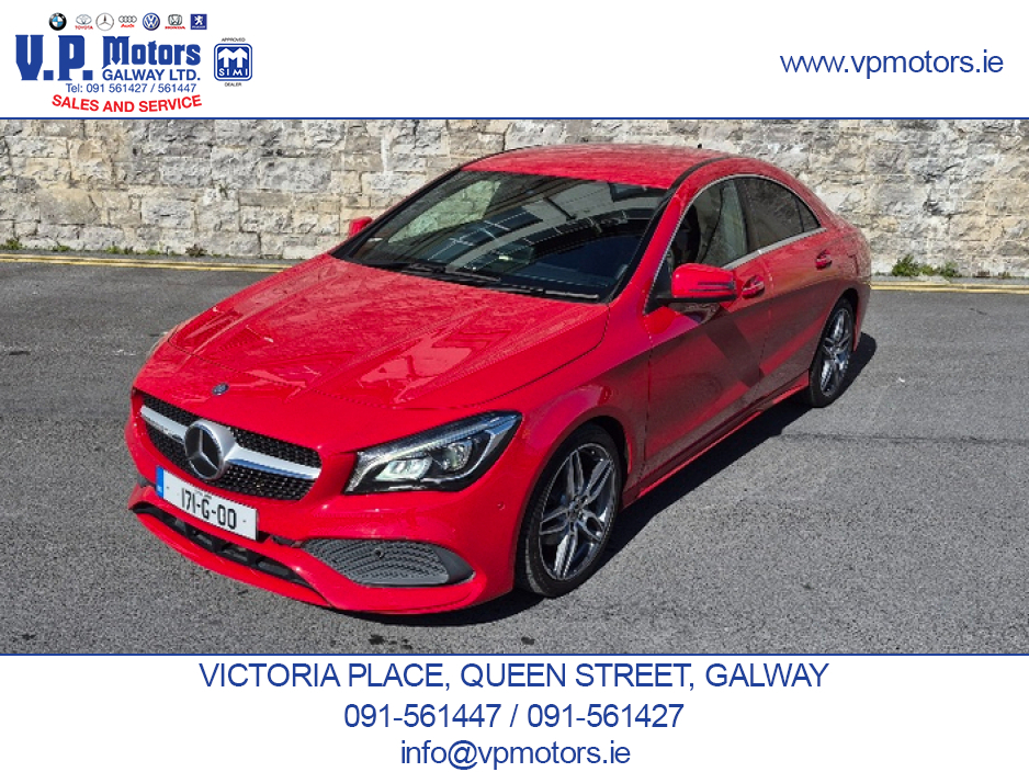 2017 Mercedes-Benz CLA Class AMG SPORT LINE,HALF LEATHER,LOW KM, AUTOMATIC €19,500