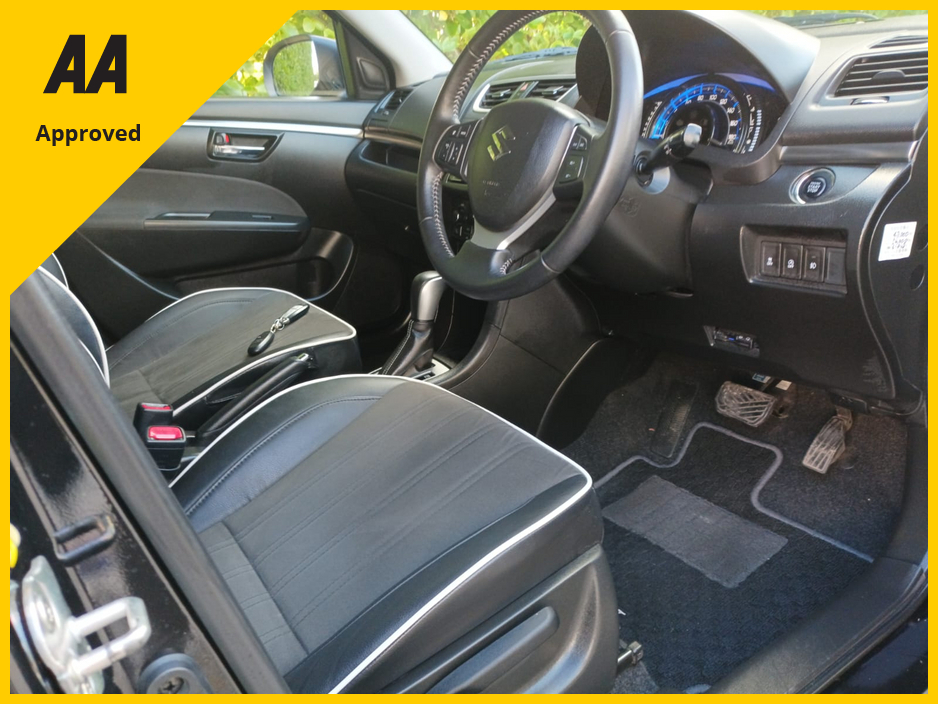 2016 Suzuki Swift 1.2 AUTOMATIC LEATHER AND SUEDE INTERIOR CRUISE CONTROL REVERSE CAMERA TOUCHSCREEN RADIO WITH APPLE CAR PLAY & ANDROID AUTO FACTORY IMMOBILISER KEYLESS ENTRY 2 YEARS NCT & 1 YEARS ROAD TAX €12,395