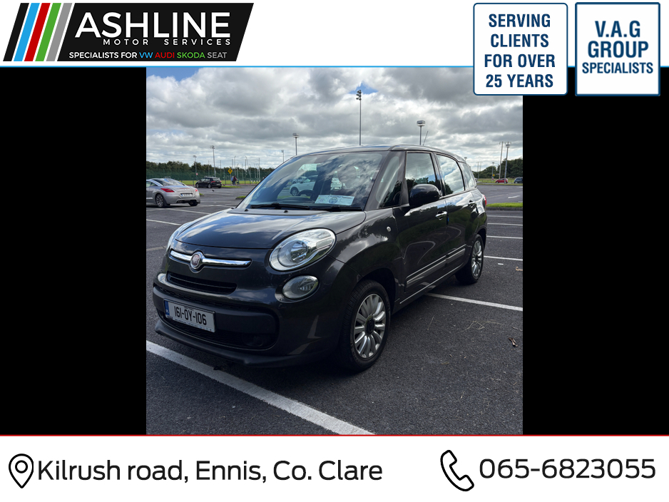 2016 Fiat 500l 500L MP POP STAR 1.3 MULTIJET 4 4DR €9,995
