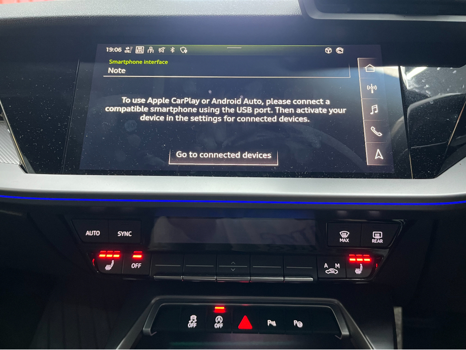 2023 Audi A3 2023 AUDI A3 SEDAN 30T ADVANCED 1.0 AUTOMATIC / CRUISE CONTROL / REVERSE CAMERA / ELECTRIC HEATED SEATS / PADDLE SHIFTERS / APPLE CARPLAY