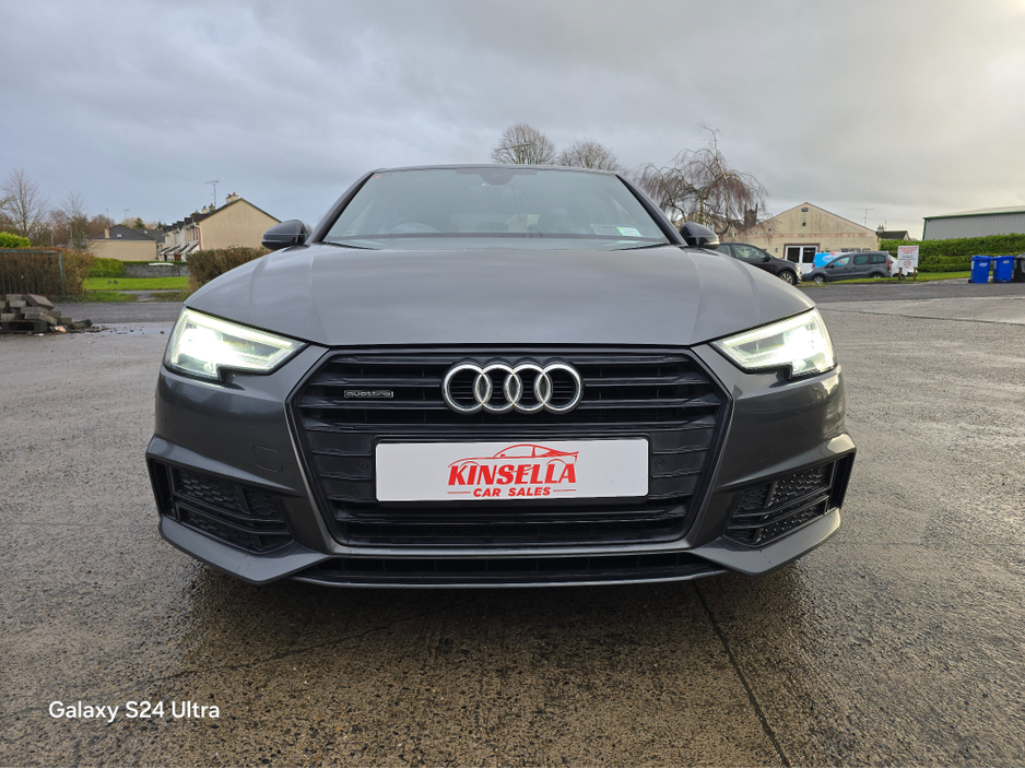 2018 Audi A4 2.0 TDI S LINE QUATTRO 4 D AUTO 190PS 4DR BLACK EDITION €25,950
