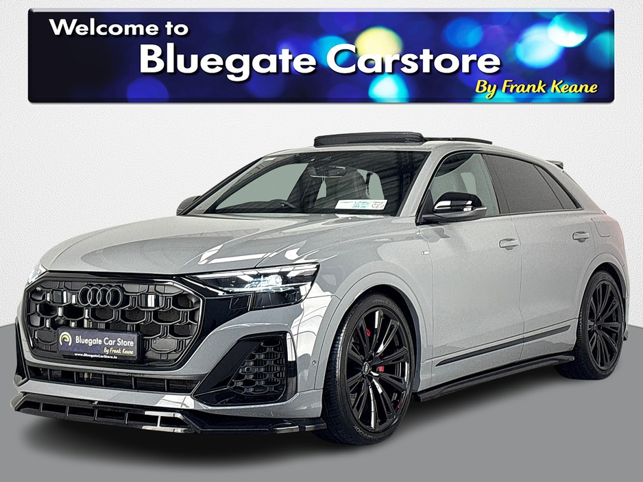 2025 Audi Q8 60 TFSIE 490PS**PANORMAIC ROOF**23" ALLOYS**MAXTON DESIGN BODYKIT**GREY LEATHER INTERIOR**FRONT HEATED ELECTRIC MEMORY SEATS**AMBIENT LIGHTING**REVERSE CAMERA**PARKING SENSORS**TOUCHSCREEN CLIMATE** €94,995