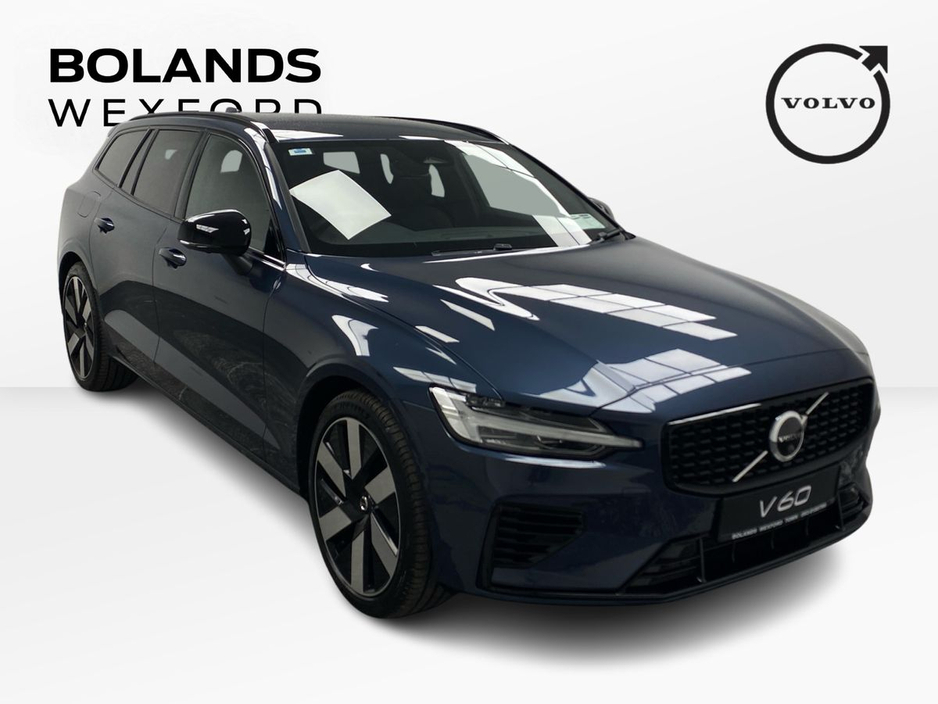 2026 Volvo V60 Denim Blue Plus with Charcoal Nappa leather €72,394