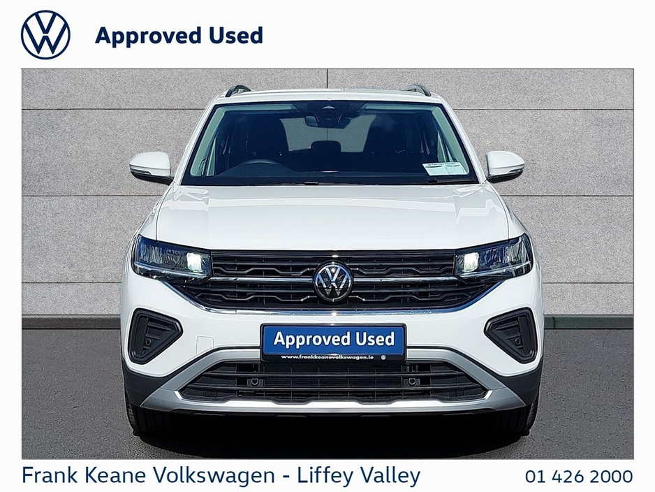 2025 Volkswagen T-Cross EDITION 75 1.0TSI 95BHP *PURE WHITE* *DELIVERY KMS* *252D REG* *BIG SAVINGS VS NEW CAR* *WHILE STOCKS LAST* *PCP 3 YRS FROM €276PM* €29,995