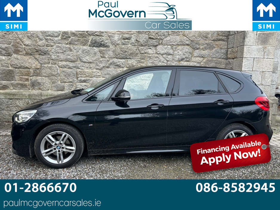 2018 BMW 2 Series LDA-2C20  M SPORT**//**REVERSE CAMERA**//**AUTOMATIC DIESEL**//**HI SPEC**//**METALLIC BLACK**//**WARRANTTY**//**FINANCE ARRANGED**//**PARKING SENSORS**//**FRONT FOGS**//**ALLOYS**//**BLUETOOTH! €16,995