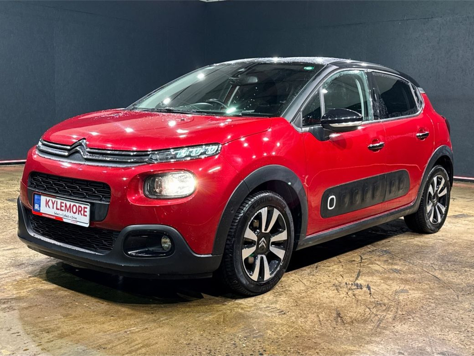2019 Citroen C3 1.2 AUTOMATIC - RED/BLACK TWO TONE - FACTORY ALLOYS - REVERSE CAMERA - MULTI FUNCTION STEERING WHEEL - CRUISE CONTROL €12,950