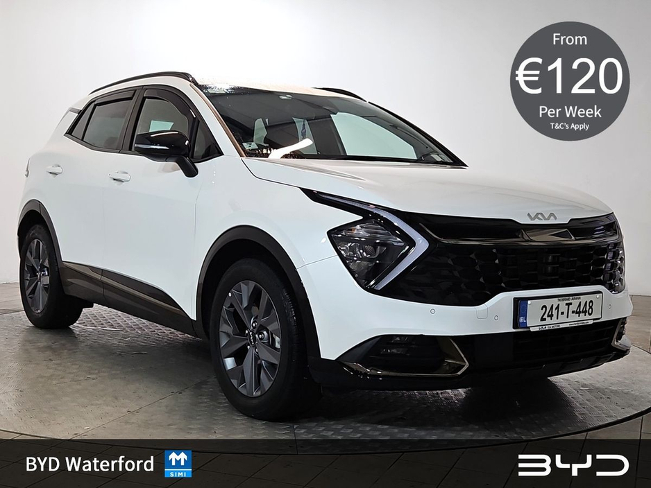 2024 Kia Sportage Anniversary Edition Hybrid. Cruise Control, Heated Seats, Heated Steering Wheel, Rear Charging Ports, Reversing Camera. €37,995