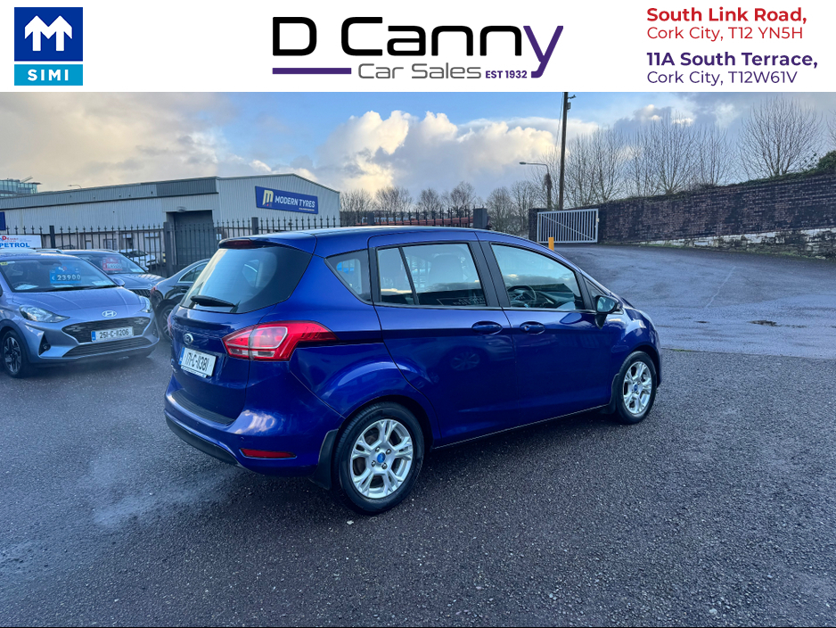 2017 Ford B-Max 1.5 TDCI 75PS M5 2012.75 4DR €10,750