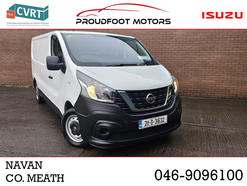 2021 Nissan NV300 LWB 120 XE 1300 MY20 Price Plus Vat €15,950