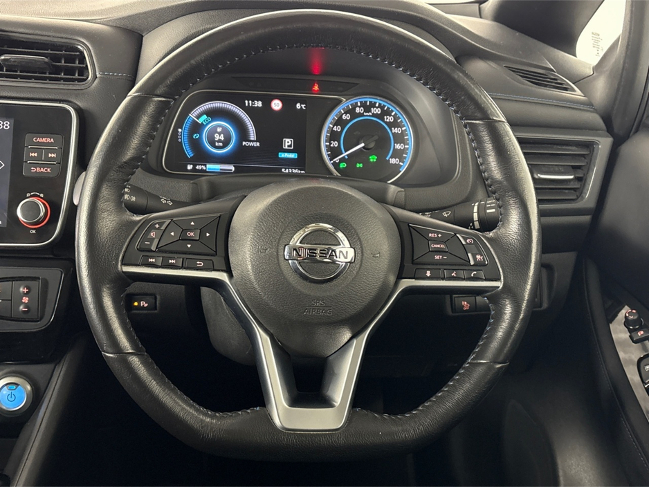 2021 Nissan Leaf PREMIUM 40KW**SEMI DIGITAL DASH**TOUCHSCREEN BLUETOOTH MEDIA**NAVIGATION**REVERSE CAMERA**PARKING SENSORS**ECO MODE**MULTIFUNCTIONAL STEERING WHEEL**CRUISE CONTROL**AUTO LIGHTS**AUTO WIPERS**ISOFIX** €14,995