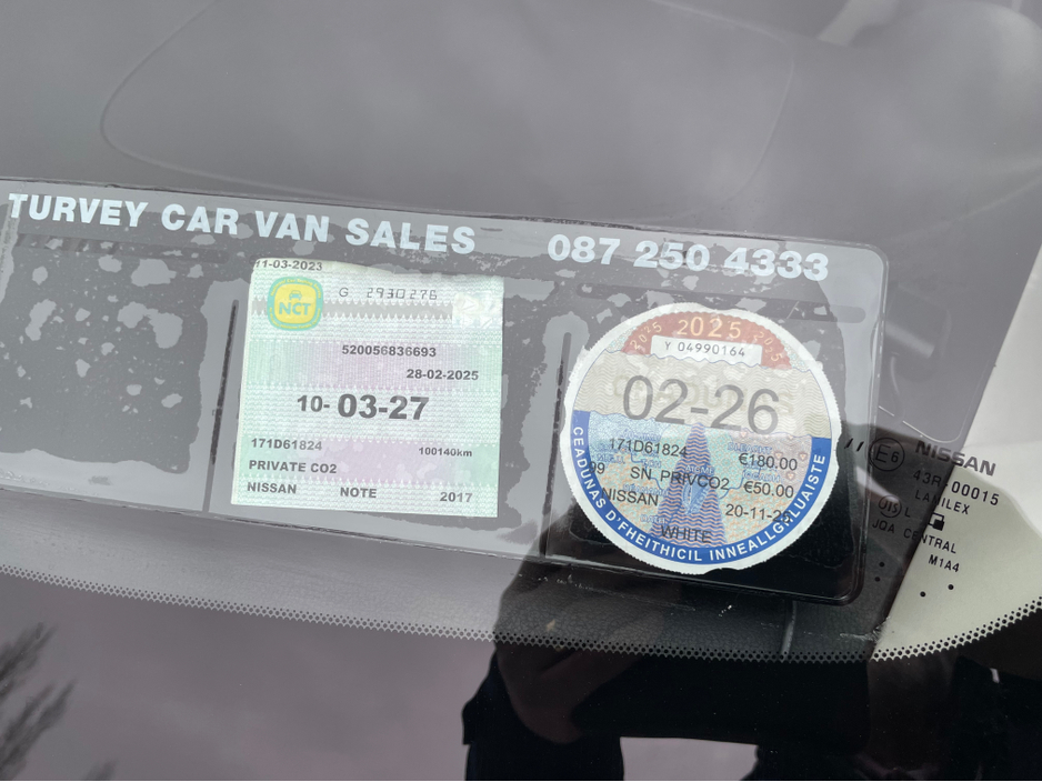 2017 Nissan Note 1.2 DBA-E12 5DR AUTOMATIC €9,750