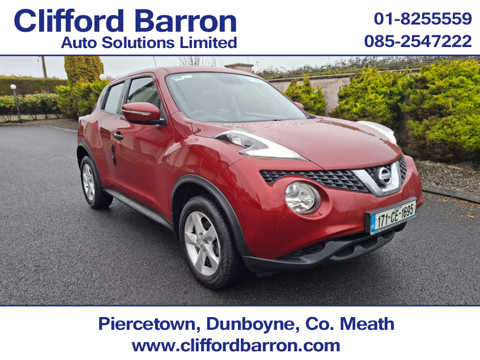 2017 Nissan Juke 1.6 XE CVT E6 4DR AUTO €12,750