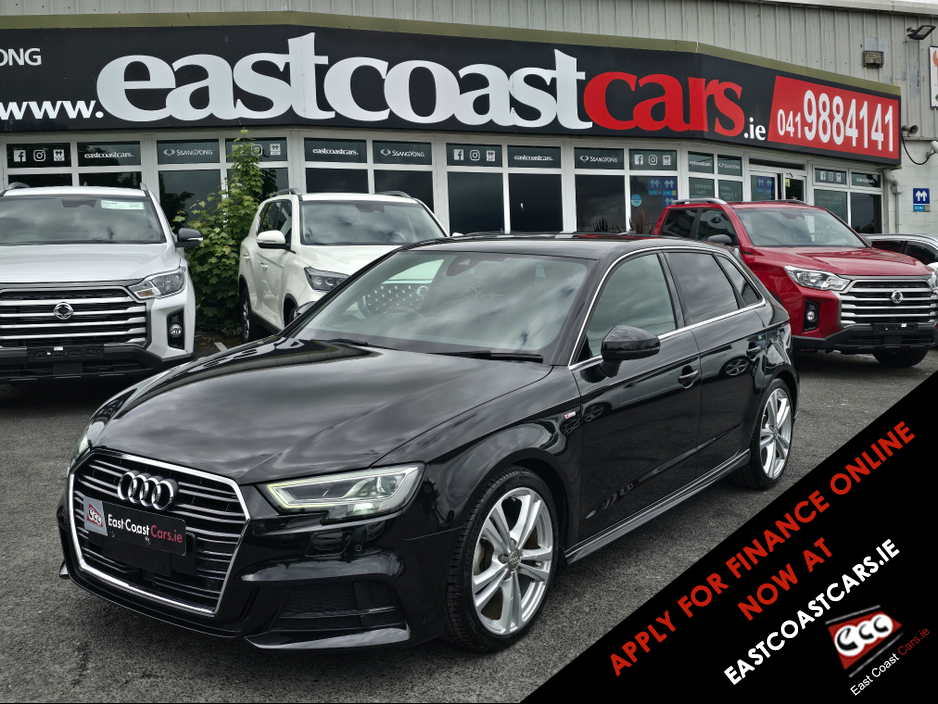 2018 Audi A3 S-LINE EDITION 1.4 TFSI  FACE-LIFT- SMARTPHONE INTERFACE- SATNAV - VIRTUAL COCKPIT - NAVIGATION REVERSING CAMERA -BLIND SPOT - PARKING SENSORS-  LEATHER €21,950