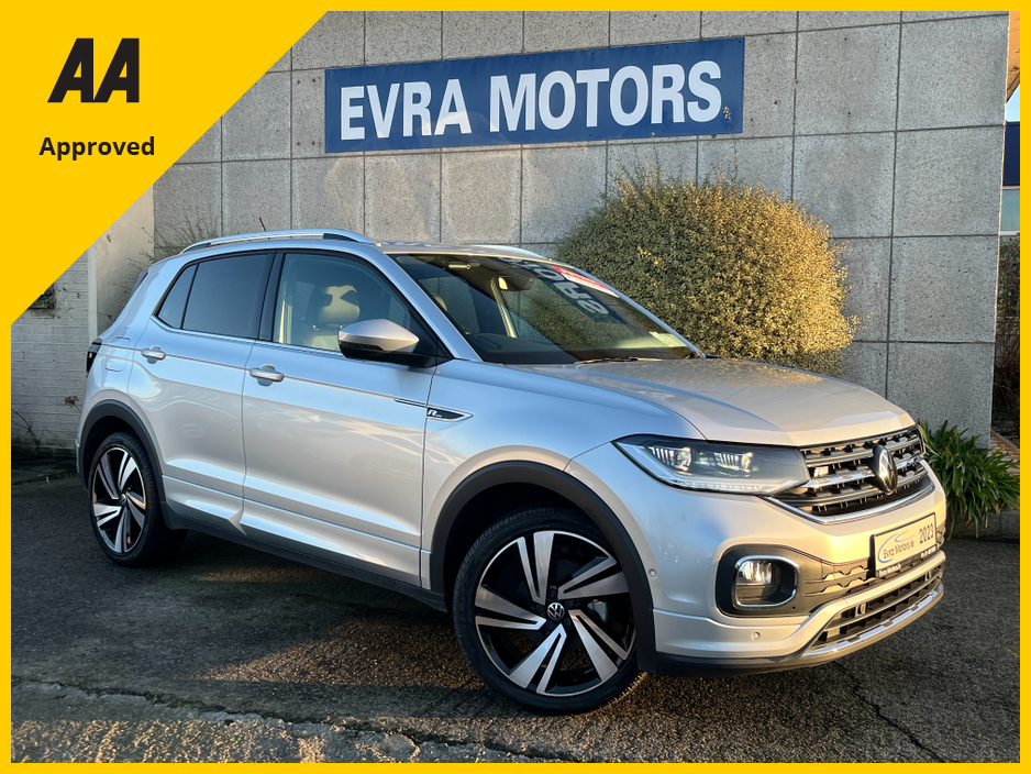 2023 Volkswagen T-Cross R-LINE AUTOMATIC 1.0 PETROL //HIGH SPEC//REVERSE CAMERA//HALF LEATHER SEATS//ADAPTIVE CRUISE CONTROL//KEYLESS ENTRY// €26,950