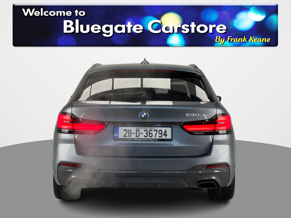 2021 BMW 5 Series G31 E M SPORT TOURING**NEW 20"ALLOYS**HEATED STEERING WHEEL**FRONT HEATED ELECTRIC MEMORY SEATS**HEADS UP DISPLAY**TOUCH SCREEN MEDIA DISPLAY**BLACK LEATHER INTERIOR**HARMON KARDON**REVERSE CAMERA** €32,995