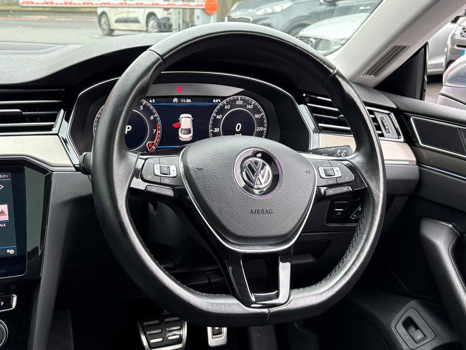 2019 Volkswagen Arteon 1.5 TFSI 150bhp Elegance, Panoramic Roof, 19” Alloys, 1/2 Leather, Camera, CarPlay - First Registered in July 2019 - Trade in Price €27, 999. €26,999