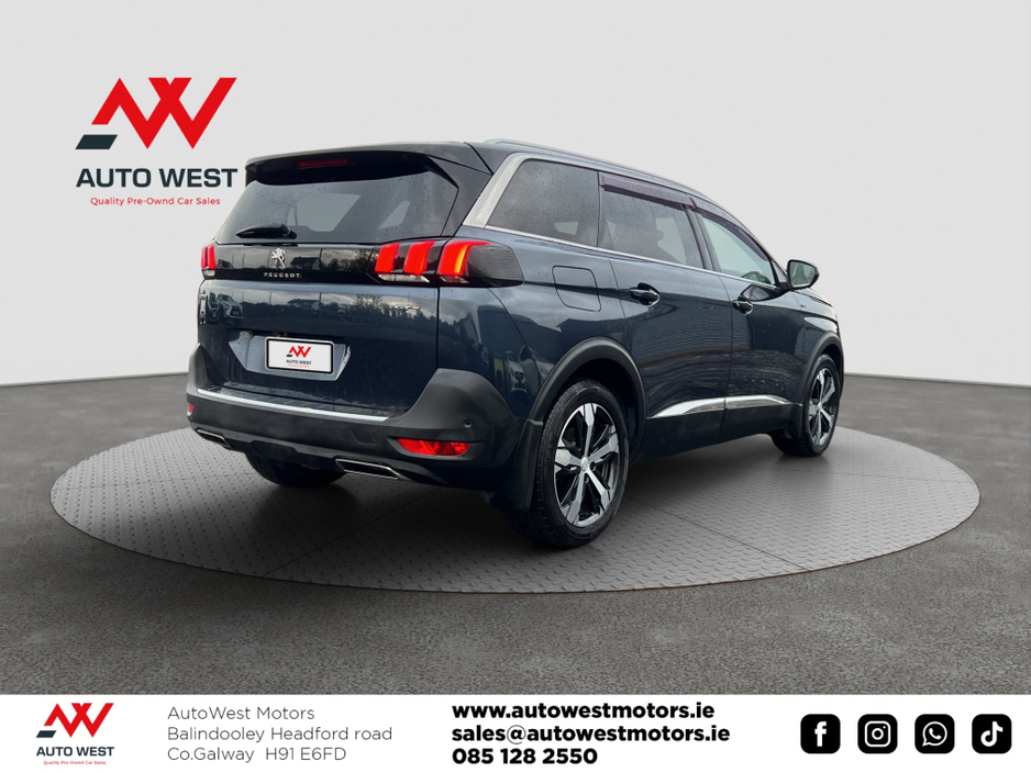 2018 Peugeot 5008 2018 Peugeot 5008 2.0 Blue HDI GT LINE Automatic 7 Seater €25,950