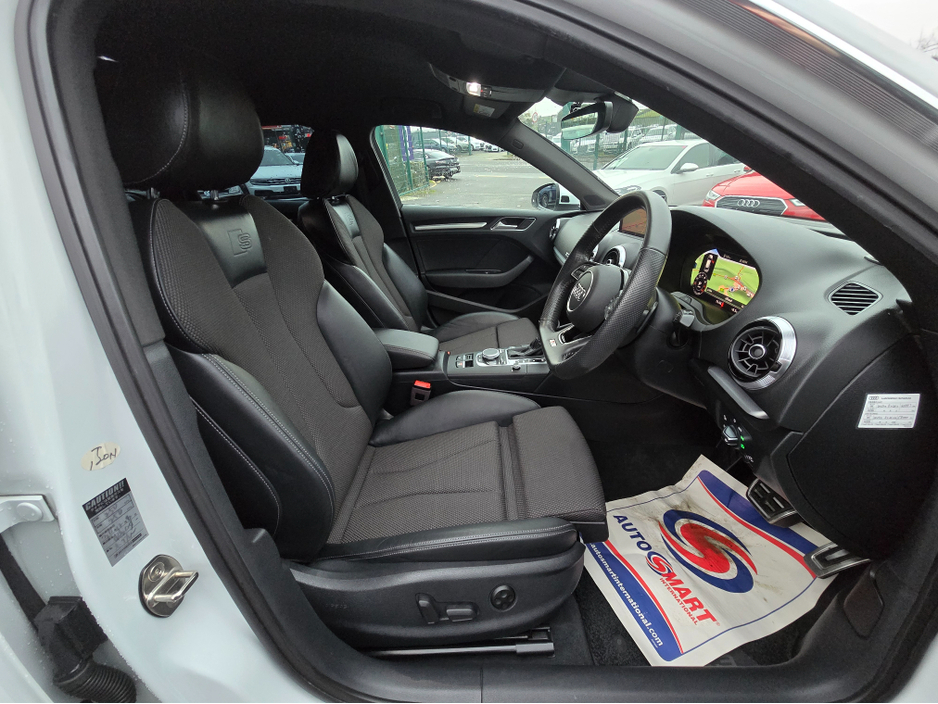 2018 Audi A3 1.4 S LINE EDITION VIRTUAL DIGITAL COCKPIT  CARPLAY ANDROID AUTO - SATNAV - VIRTUAL COCKPIT - NAVIGATION REVERSING CAMERA -BLIND SPOT - PARKING SENSORS €22,500