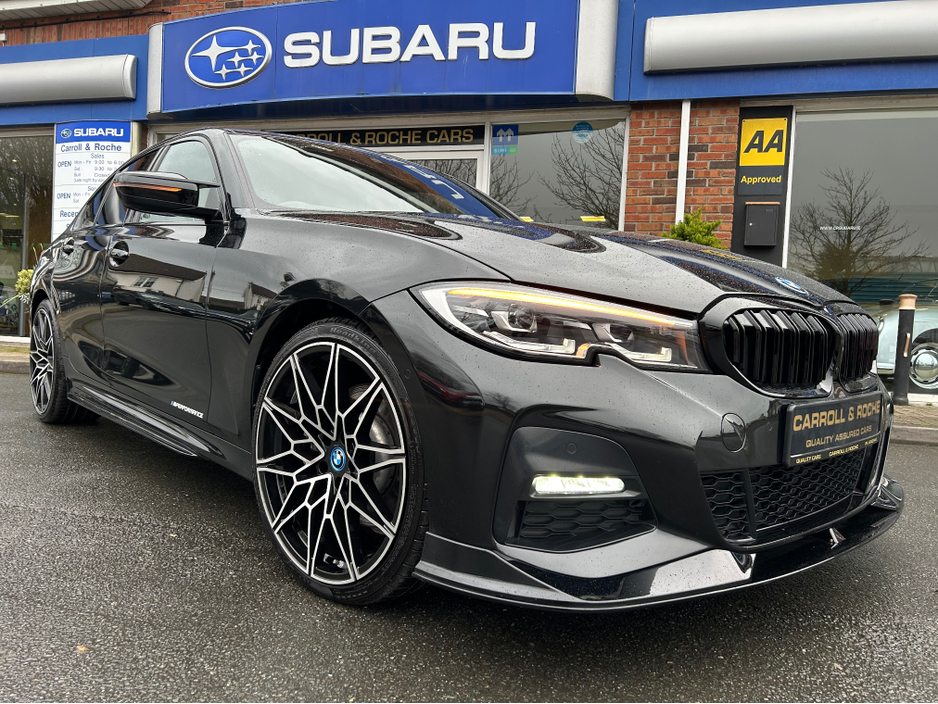2022 BMW 3 Series Ultimate M-3 Styled 330e-PHEV - Must See To Appreciate - Black + Ivory Leather - Full Spec . Top Trade-ins + Finance Deals - Assured Dealer Warranty - €32,950