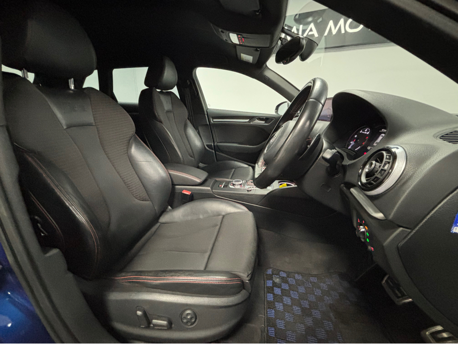 2015 Audi S3 *AUDI S3* *S-TRONIC AUTOMATIC* *REVERSE CAMERA* *PARKING SENSORS* *KEYLESS ENTRY* *DRIVE MODES* *300BHP* *BT AUDIO* *TRADE INS WELCOME* €23,950