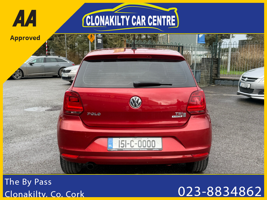 2015 Volkswagen Polo Vw Polo 1.2 Petrol Tsi Automatic €11,950