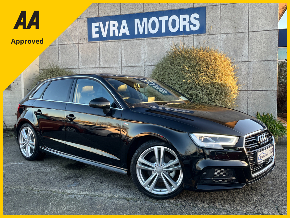 2020 Audi A3 S-LINE HATCHBACK AUTOMATIC 1.4 PETROL //ONLY 5653 MILES//HIGH SPEC//HEATED HALF LEATHER SEATS//KEYLESS ENTRY//REVERSE CAMERA//BLIND SPOT WARNING//CARPLAY// €25,950