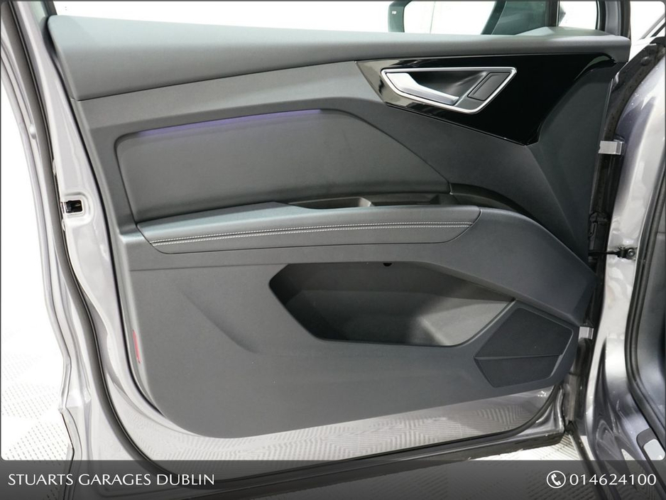 2025 Audi Q4 e-tron S/LINE SPORTBACK 45 – BIGGER BATTERY* Q4 E-TRON SLINE SUV: TYPHOON GREY METALLIC WITH FULL BLACK LEATHER, 20” ALLOYS, HEATED SEATS, REVERSING CAMERA €49,945