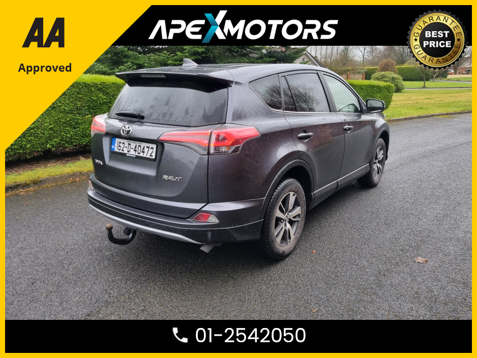 2016 Toyota Rav4 FINANCE ARRANGED * RAV4 2.0 D-4D  * TOP-SPEC BUSINESS EDITION * NEW NCT DEC-27 * TOP-SPEC * IMMACULATE * AA APPROVED * 101 SAFETY CHECKLIST * TOP-SPEC 5DR HATCH * CRUISE CONTROL * 2-KEYS * LOW TAX €12,949