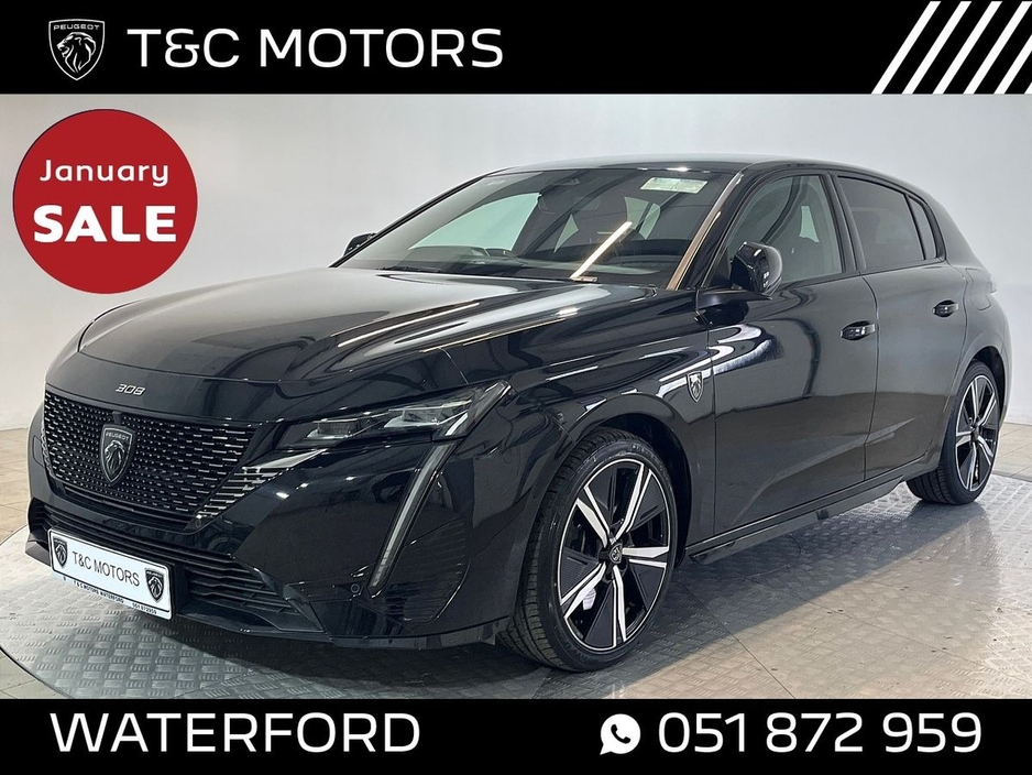 2023 Peugeot 308 308 GT HYBRID 180bhp PHEV Automatic, Peugeot Drive Assist, Bluetooth, Wireless Apple Carplay & Android Auto €29,995