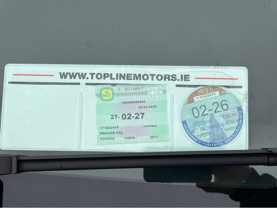 2017 Toyota Yaris ==STUNNING 1.0 LUNA//REVERSING CAMERA//NEW NCT//SERVICED== €10,950