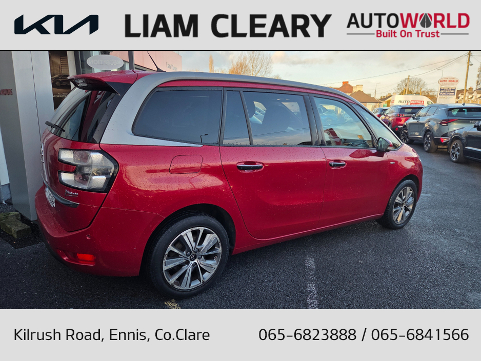 2015 Citroen Grand C4 Picasso GRAND 1.6 BLUE HDI 1 120 EXCLUSIVE + 120BHP 5DR €9,250
