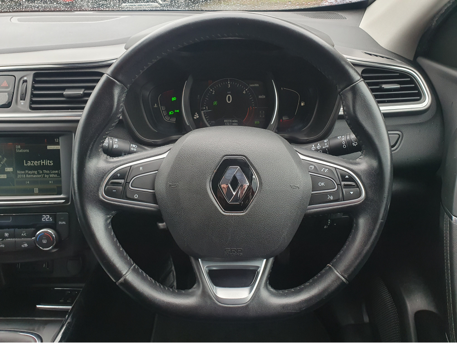 2017 Renault Kadjar DYNAMIQUE NAV 1.5 DCI 110BHP NCT 03/28 FINANCE AVAILABLE @ €49 PER WEEK TOUCH SCREEN MEDIA/ SAT NAV/ BLUETOOTH/ PARKING SENSORS/ ELECTRONIC HANDBRAKE/ HISTORY CHECKED €10,900