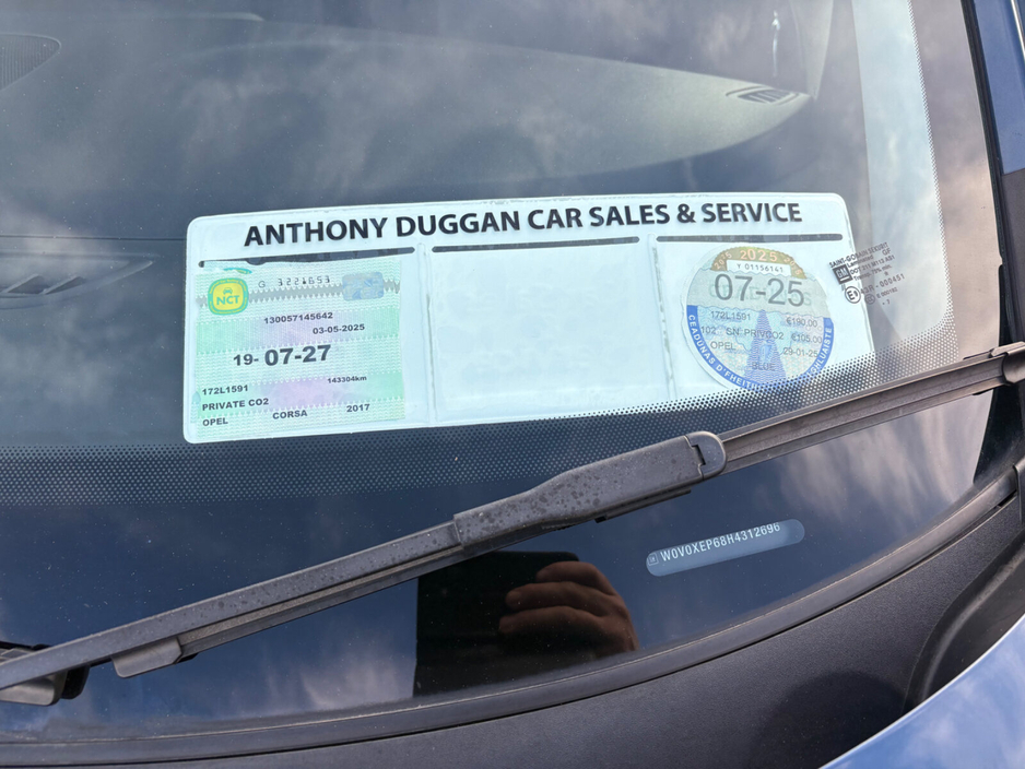 2017 Opel Corsa 1.3 (75PS) S/S SC €8,995