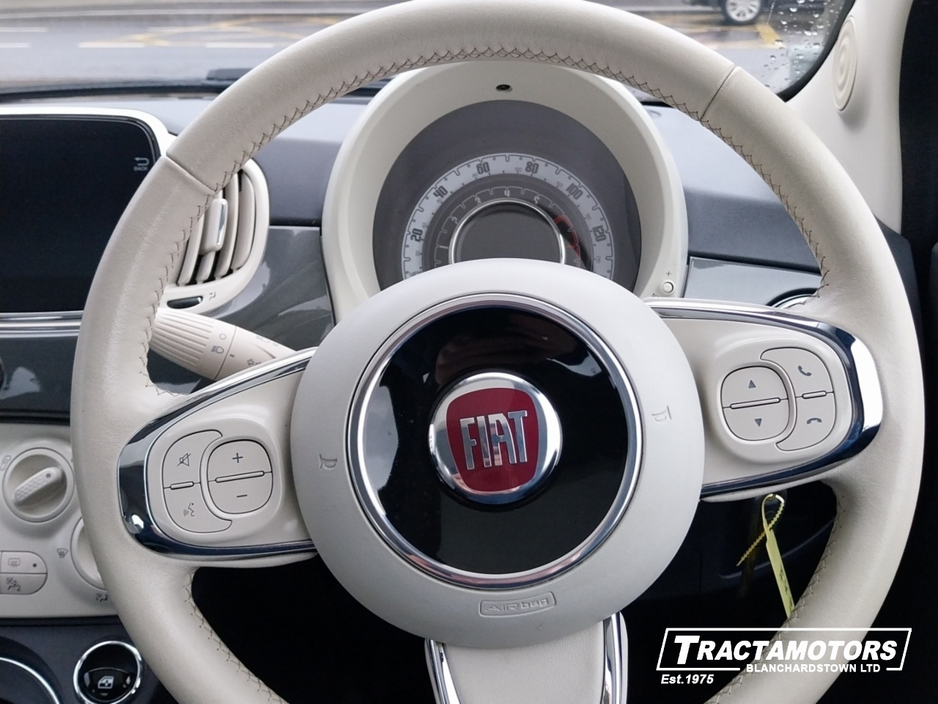 2017 Fiat 500 1.2 LOUNGE 69BHP 3DR AUTO €10,999