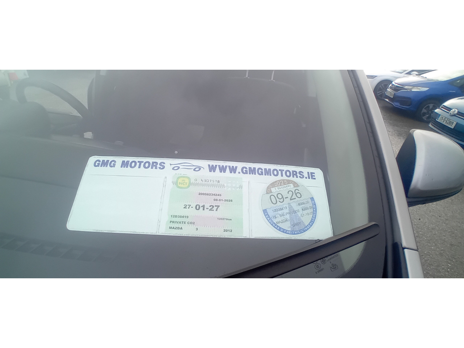 2012 Mazda Mazda3 **LOW MILEAGE**1.6 D SPORT 115PS 4DR €5,950