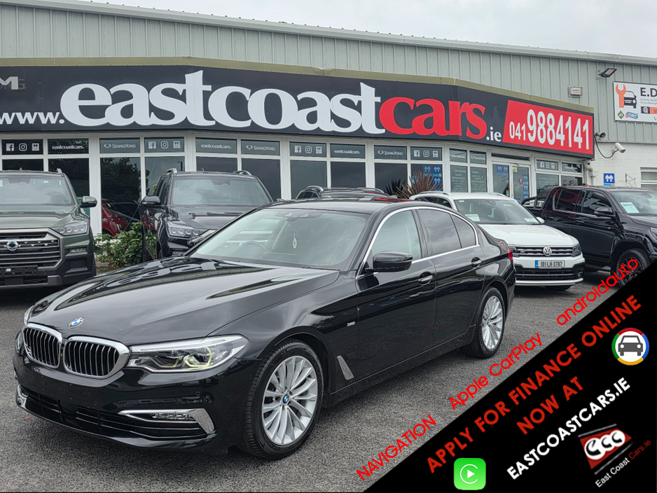 2017 BMW 5 Series 523D LUXURY - CARPLAY NAVIGATION EDITION FULL LEATHER ELECTRIC HEATED SEATS - 360 REVERCE CAMERA - PRIVACY GLASS €24,950