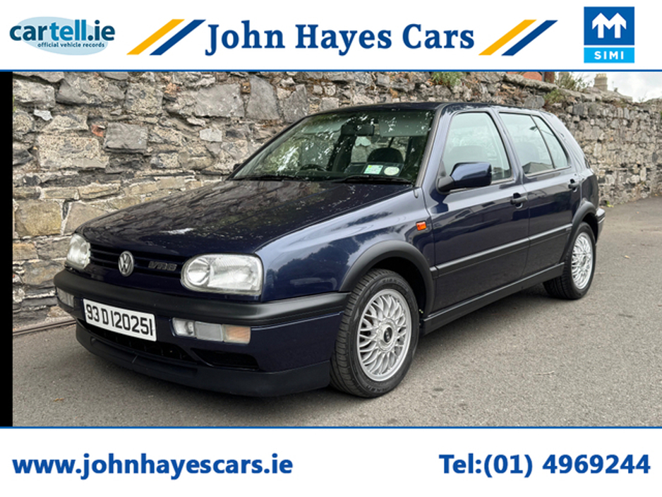 1993 Volkswagen Golf VERY RARE 2.8 VR6 MARK 3 GOLF 5 DOOR 5 SPEED MANUAL//RARE OPPORTUNITY//BEAUTIFUL CONDITION//ORIGINAL BOOKS SUPPLIED €11,950
