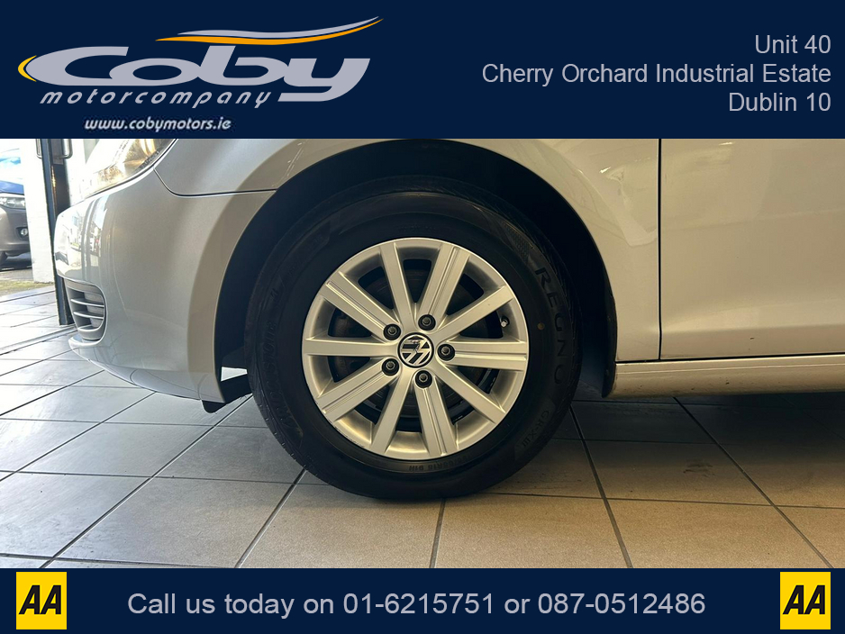 2012 Volkswagen Golf 1.2 5DR Auto. New NCT, 2Keys, Alloy Wheels, Handsfree, Auto Lights/ Wipers, Air Conditioning, USB/AUX, Folding Rear Seats, Electric Windows/Mirrors, Bluetooth and more. €8,450