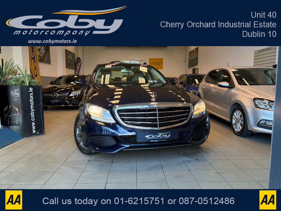 2015 Mercedes-Benz C Class 180 BLUETEC EXCLUSIVE AUTO 4DR. New NCT before collection, Tax, Full Leather, Reverse Camera, Dual Climate Control, MFSW, 2 Keys, Cruise Control, Full Electrics, BT, CD Player, Hands Free, and more. €15,950