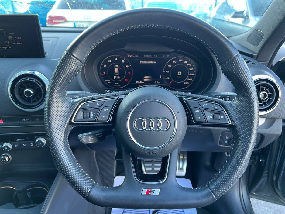 2019 Audi A3 S-LINE 1.4 TFSI AUTO // DIGITAL CLUSTER // S-LINE HEATED SEATS // DIAMOND CUT ALLOYS €23,950