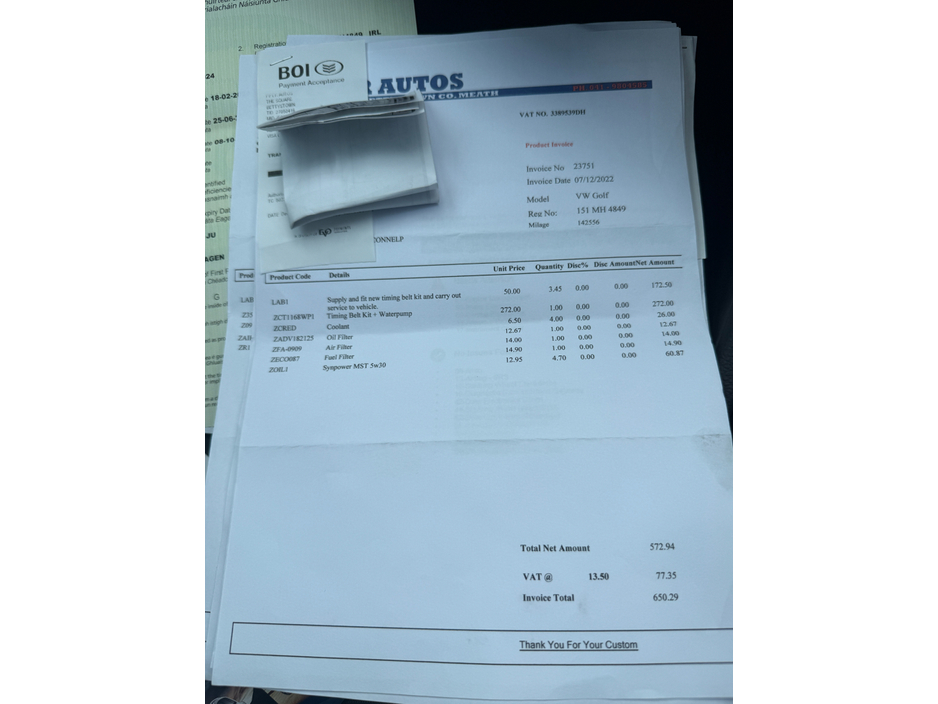 2015 Volkswagen Golf 2.0 TDI GT 150BHP HIGHLINE NCT 02/27 €10,950