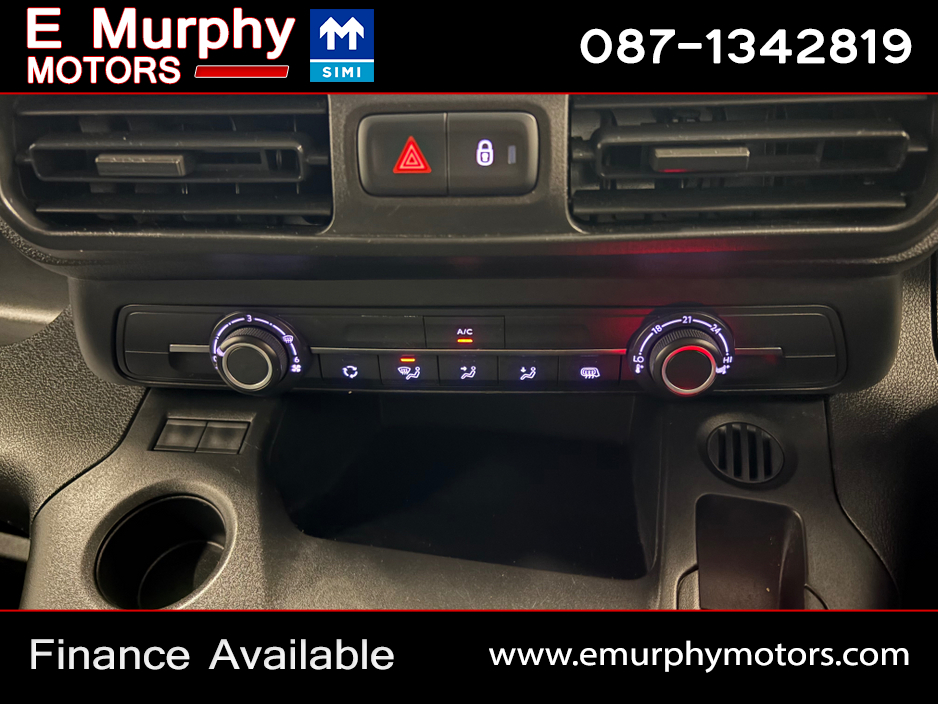 2022 Peugeot Partner 1.5 HDI LWB PROFESSIONAL PRO HIGH SPEC €50 PER WEEK €12,560