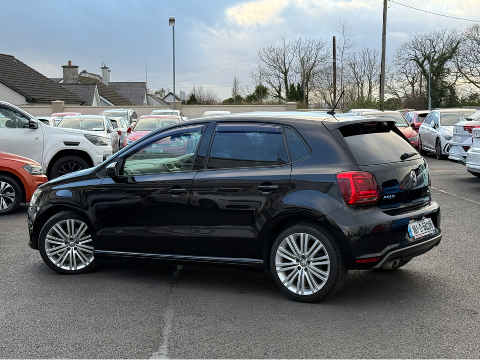 2016 Volkswagen Polo GT 1.4 150BHP AUTO * GT LINE INTERIOR, REAR VIEW CAMERA, CRUISE CONTROL, PADDLE SHIFT, TOUCH SCREEN RADIO, MULTIFUNCTION STEERING WHEEL, FRONT & REAR ELECTRIC WINDOWS, ISOFIX, TRIP COMPUTER* €13,950