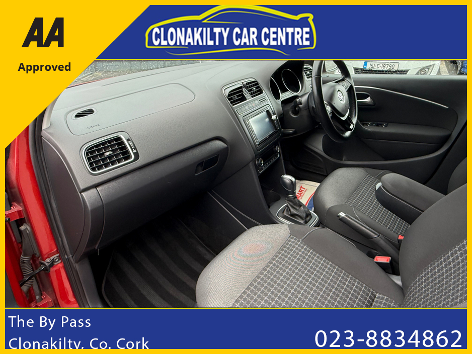 2015 Volkswagen Polo Vw Polo 1.2 Petrol Tsi Automatic €11,950