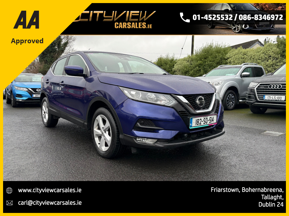 2018 Nissan Qashqai 1.5 DCI ACENTA PREMIUM 115PS 5DR €13,950