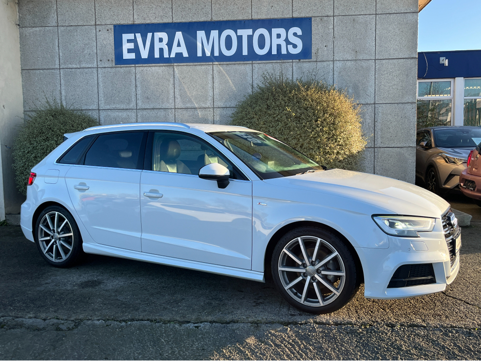 2018 Audi A3 S-LINE HATCHBACK AUTOMATIC 1.4 PETROL //HIGH SPEC//LOW MILES//HALF LEATHER HEATED SEATS//FULL ELECTRIC DRIVERS SEAT//REVERSE CAMERA//KEYLESS ENTRY//ADAPTIVE CRUISE CONTROL// €21,950