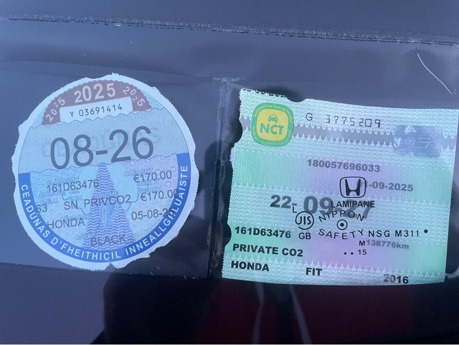 2016 Honda Fit  €9,199