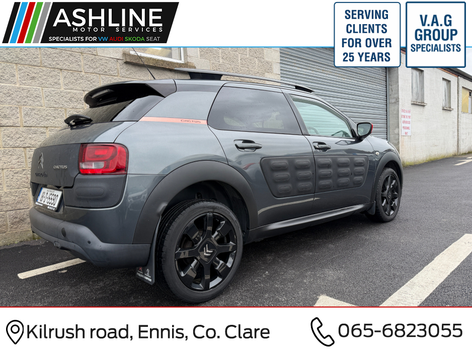 2018 Citroen C4 Cactus BLUEHDI 100 FLAIR SS S&S MY14 4DR €10,950